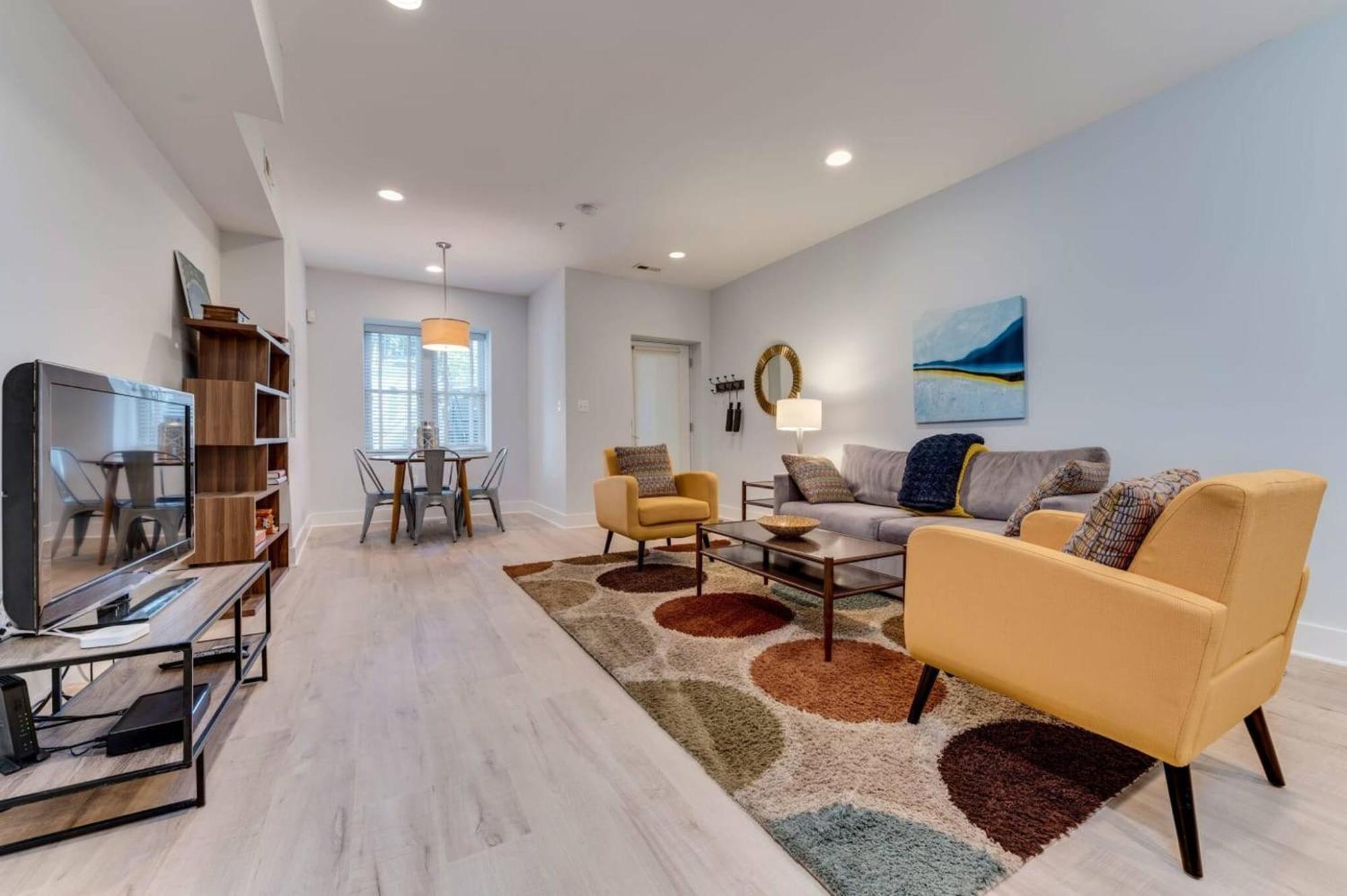 Luxe 2Bd2Ba Townhouse In Hip Area - Near Metro Apartment Washington Bagian luar foto